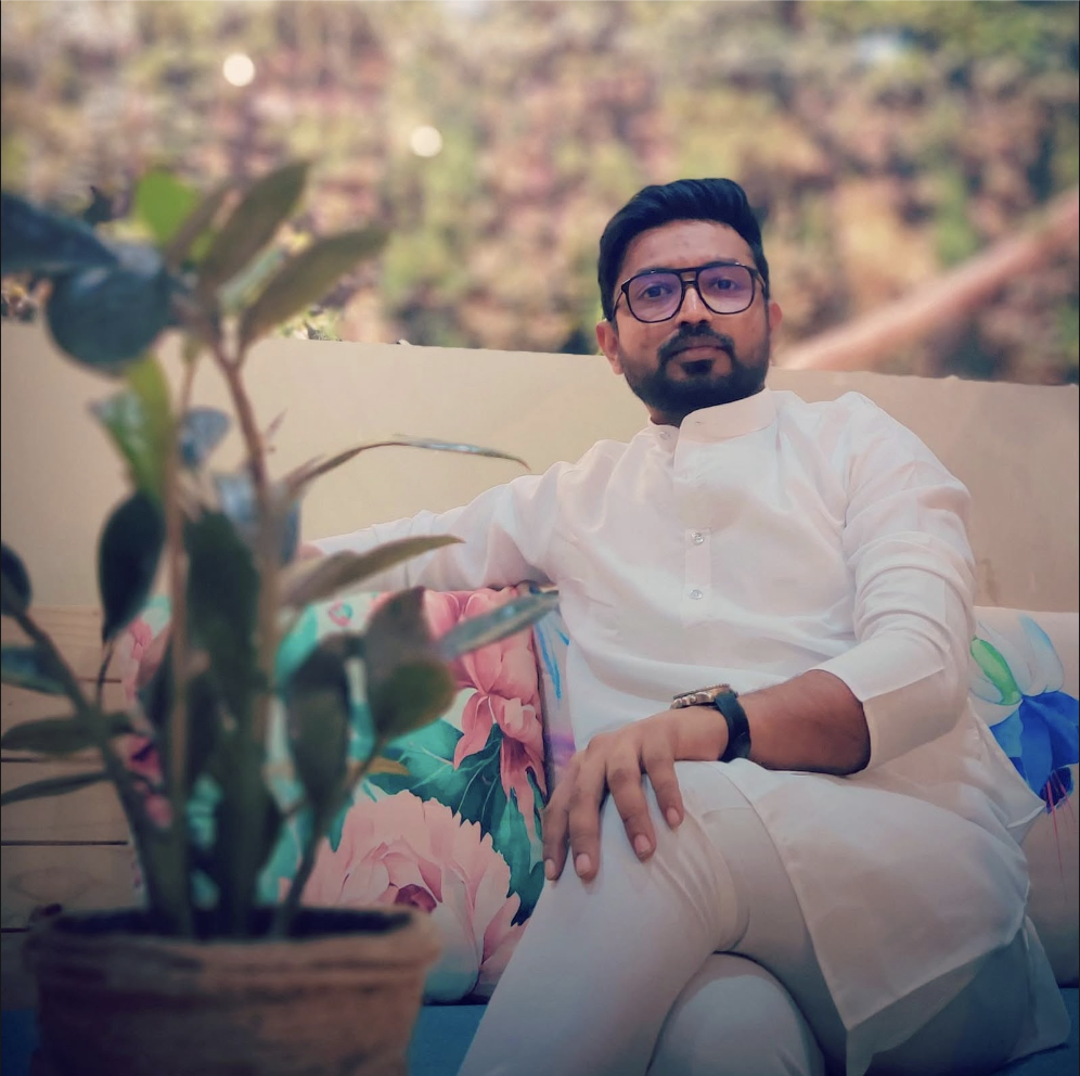 Aniket, founder and lead teacher of Shikhram Yoga