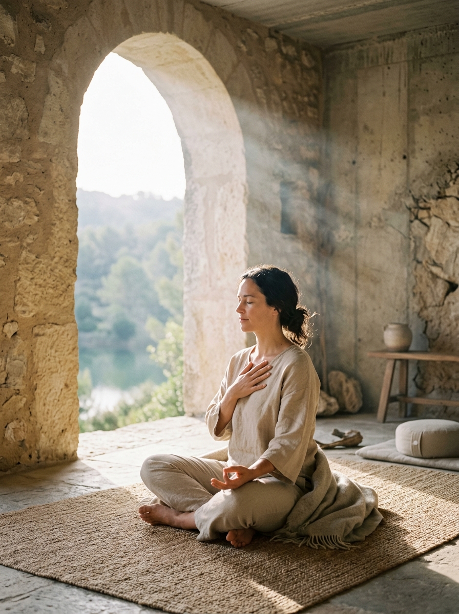 Pranayama breathwork practice