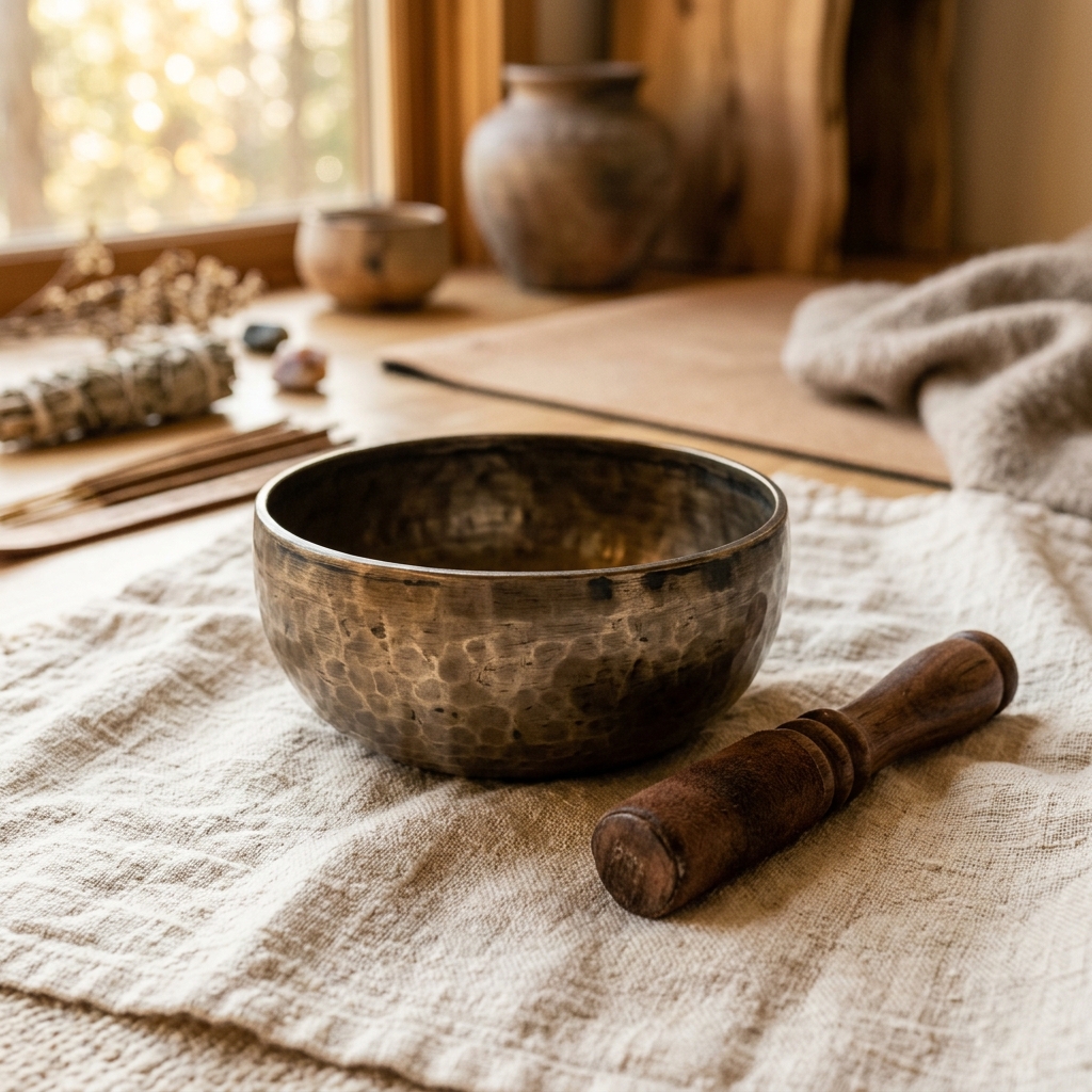 Hand-Hammered Singing Bowl